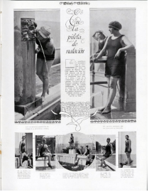 En la pileta de natación. (noviembre de 1926). Plus Ultra, s/p.